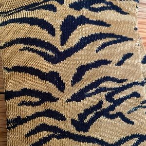 Madewell ankle socks tiger print OS